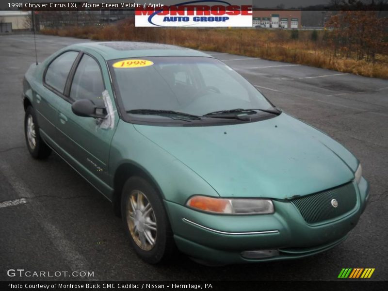 Alpine Green Metallic / Agate 1998 Chrysler Cirrus LXi
