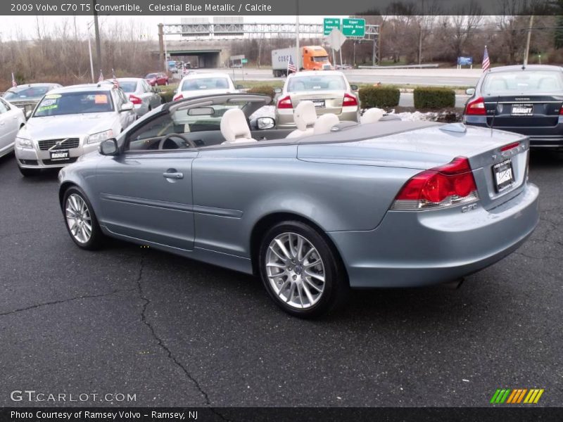 Celestial Blue Metallic / Calcite 2009 Volvo C70 T5 Convertible