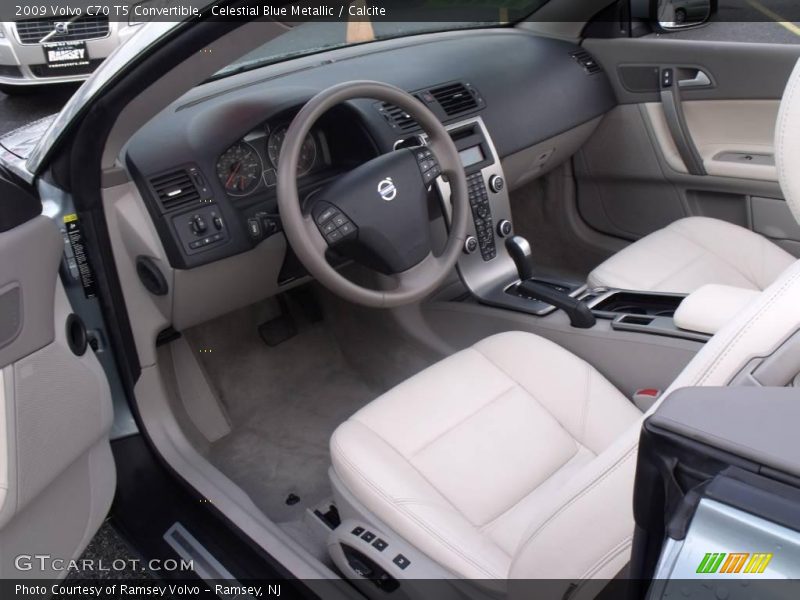 Celestial Blue Metallic / Calcite 2009 Volvo C70 T5 Convertible