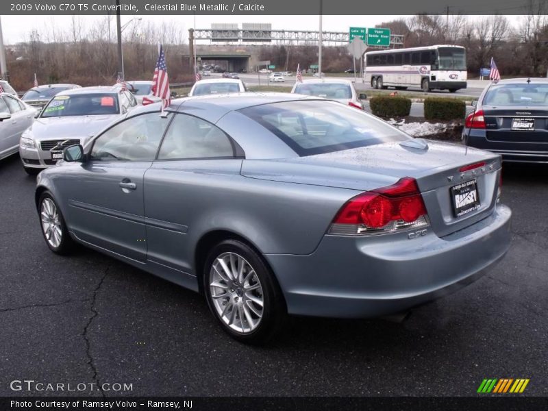 Celestial Blue Metallic / Calcite 2009 Volvo C70 T5 Convertible