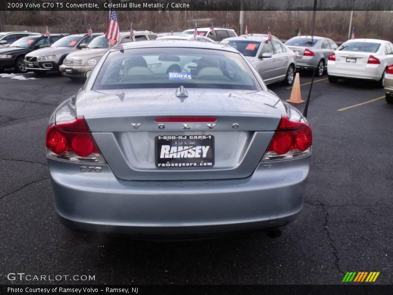 Celestial Blue Metallic / Calcite 2009 Volvo C70 T5 Convertible