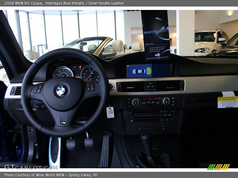 Interlagos Blue Metallic / Silver Novillo Leather 2008 BMW M3 Coupe