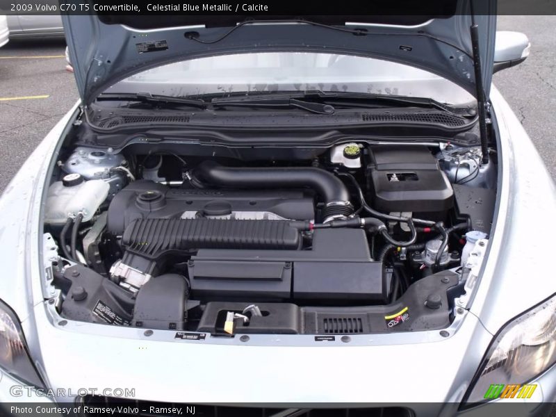 Celestial Blue Metallic / Calcite 2009 Volvo C70 T5 Convertible