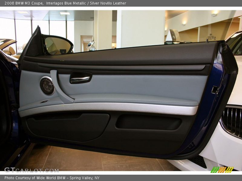 Interlagos Blue Metallic / Silver Novillo Leather 2008 BMW M3 Coupe