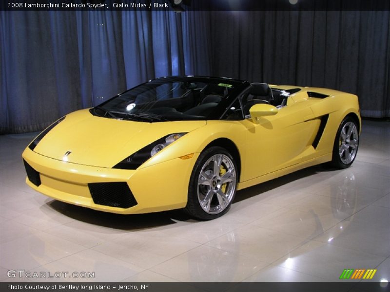 Giallo Midas / Black 2008 Lamborghini Gallardo Spyder