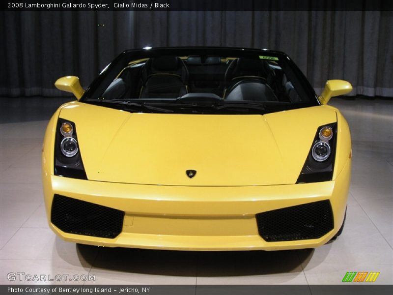 Giallo Midas / Black 2008 Lamborghini Gallardo Spyder