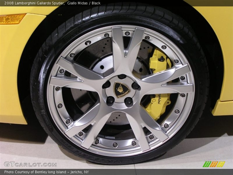 Giallo Midas / Black 2008 Lamborghini Gallardo Spyder