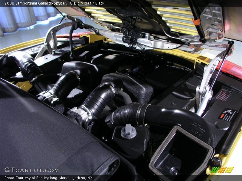 Giallo Midas / Black 2008 Lamborghini Gallardo Spyder