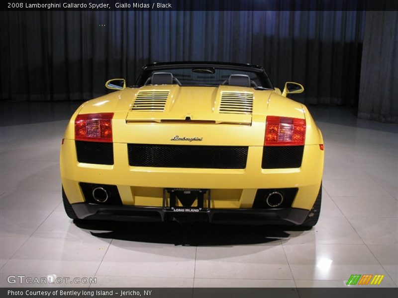 Giallo Midas / Black 2008 Lamborghini Gallardo Spyder