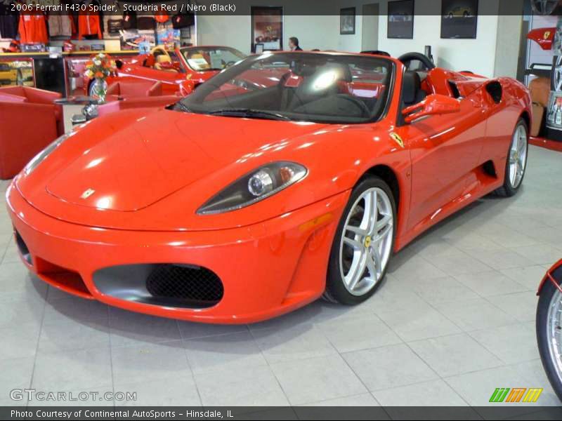 Scuderia Red / Nero (Black) 2006 Ferrari F430 Spider