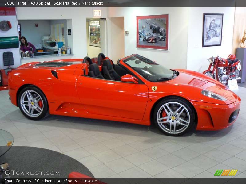 Scuderia Red / Nero (Black) 2006 Ferrari F430 Spider