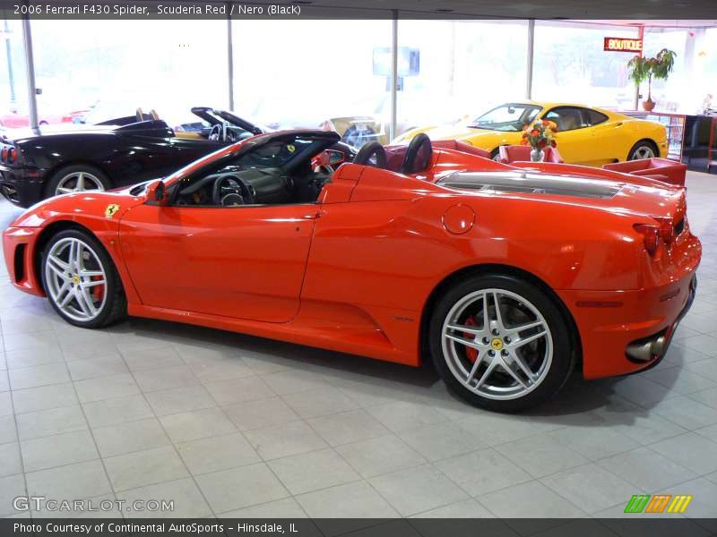 Scuderia Red / Nero (Black) 2006 Ferrari F430 Spider