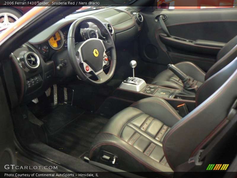 Scuderia Red / Nero (Black) 2006 Ferrari F430 Spider