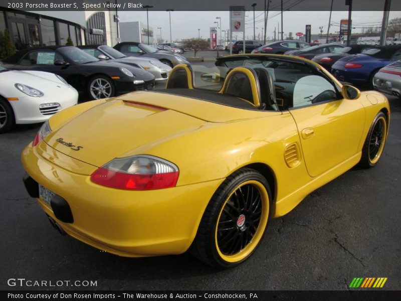 Speed Yellow / Black 2003 Porsche Boxster S