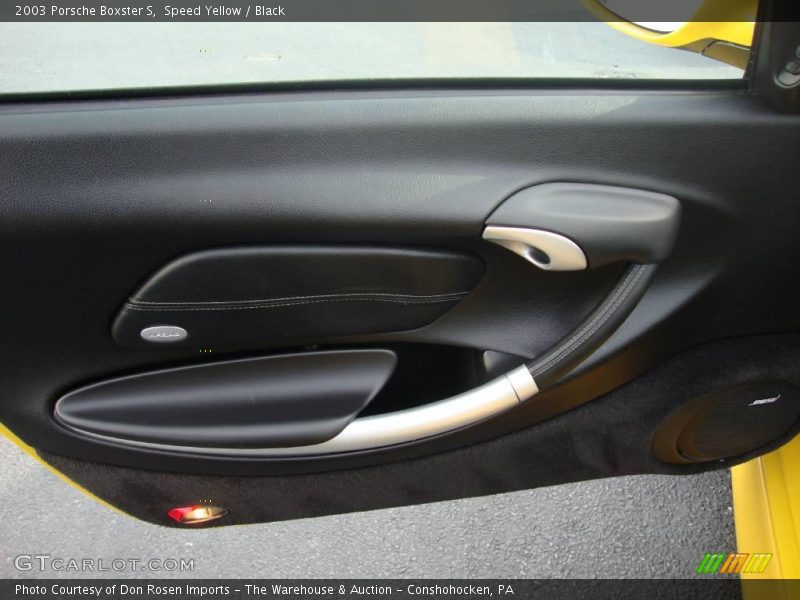 Speed Yellow / Black 2003 Porsche Boxster S