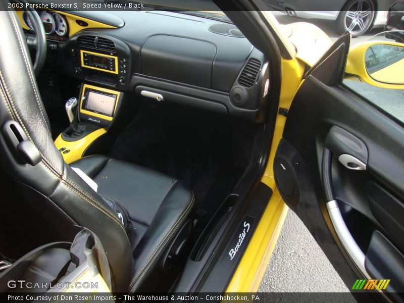 Speed Yellow / Black 2003 Porsche Boxster S
