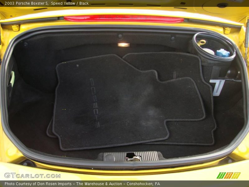 Speed Yellow / Black 2003 Porsche Boxster S