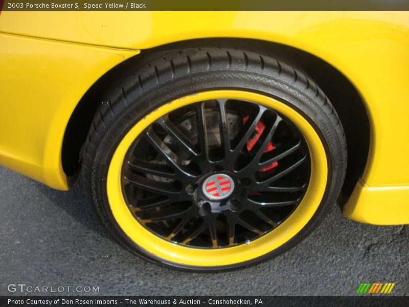 Speed Yellow / Black 2003 Porsche Boxster S