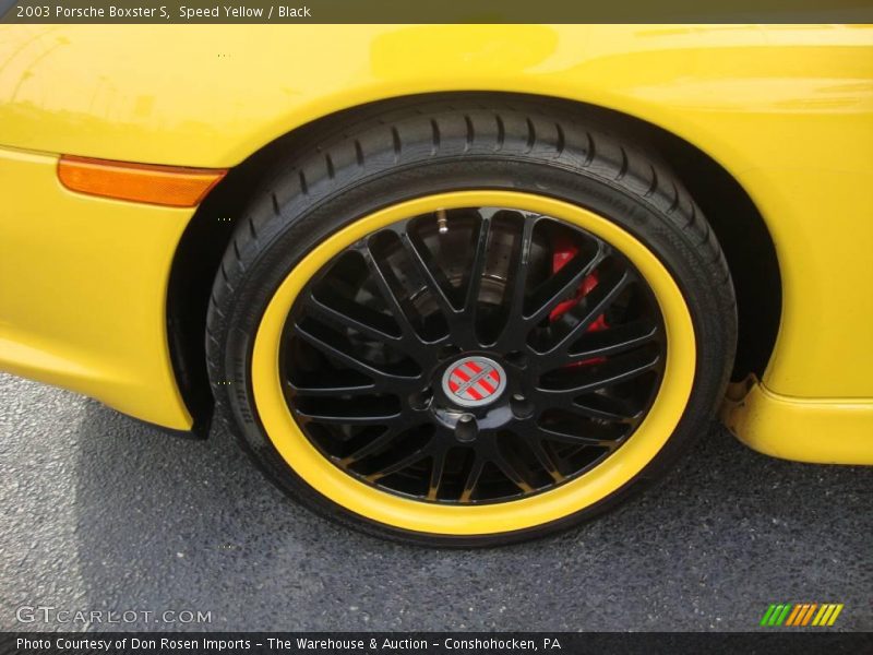 Speed Yellow / Black 2003 Porsche Boxster S