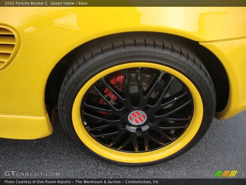 Speed Yellow / Black 2003 Porsche Boxster S