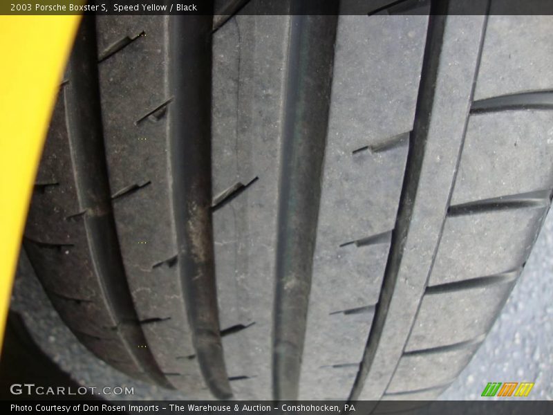 Speed Yellow / Black 2003 Porsche Boxster S