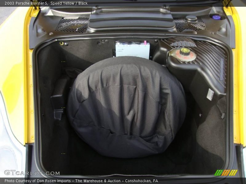 Speed Yellow / Black 2003 Porsche Boxster S