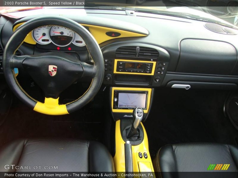 Speed Yellow / Black 2003 Porsche Boxster S