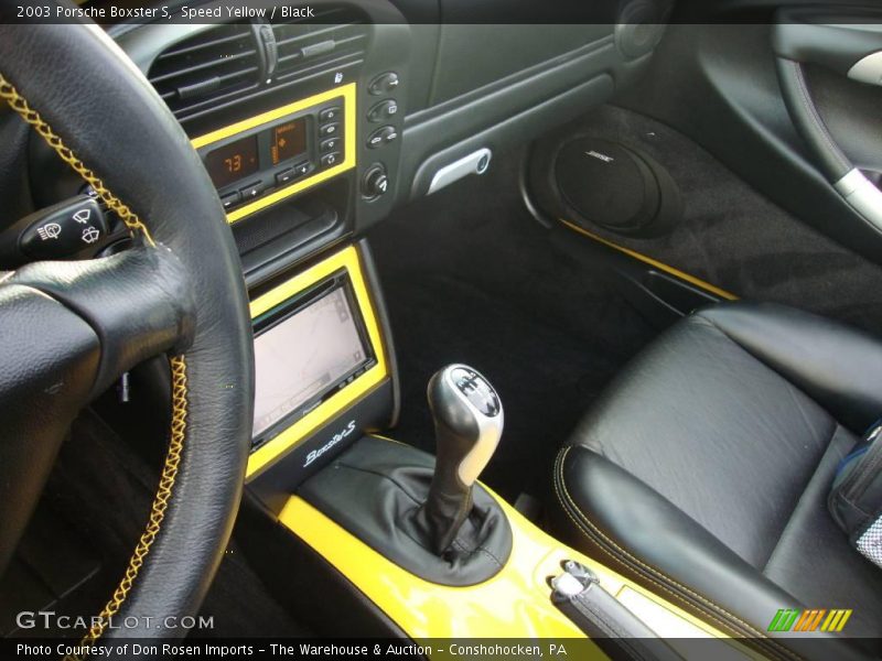 Speed Yellow / Black 2003 Porsche Boxster S