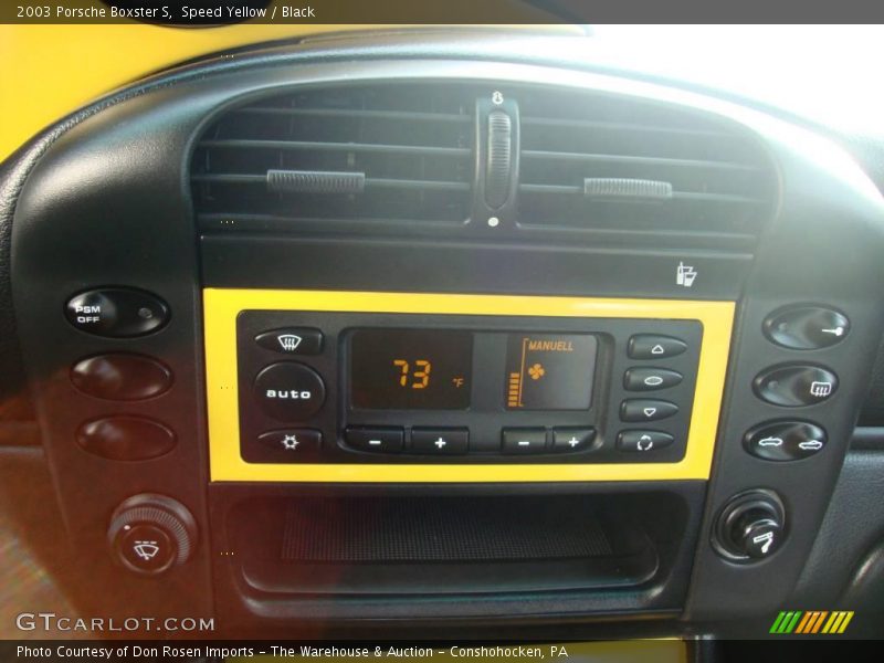 Speed Yellow / Black 2003 Porsche Boxster S