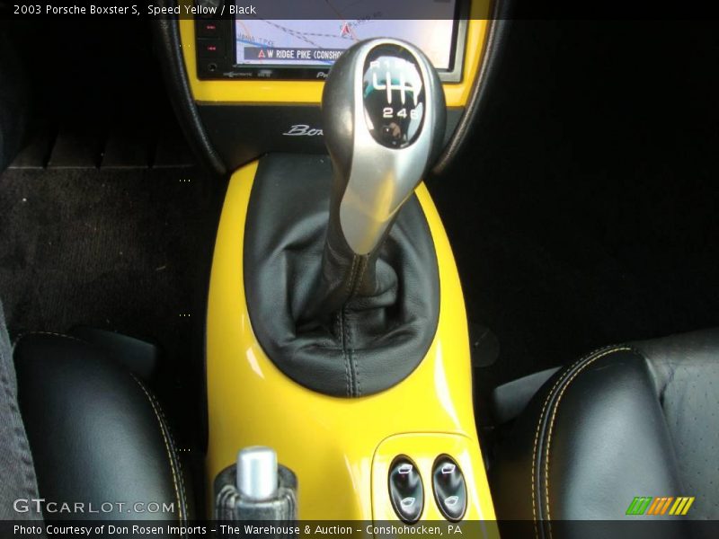 Speed Yellow / Black 2003 Porsche Boxster S
