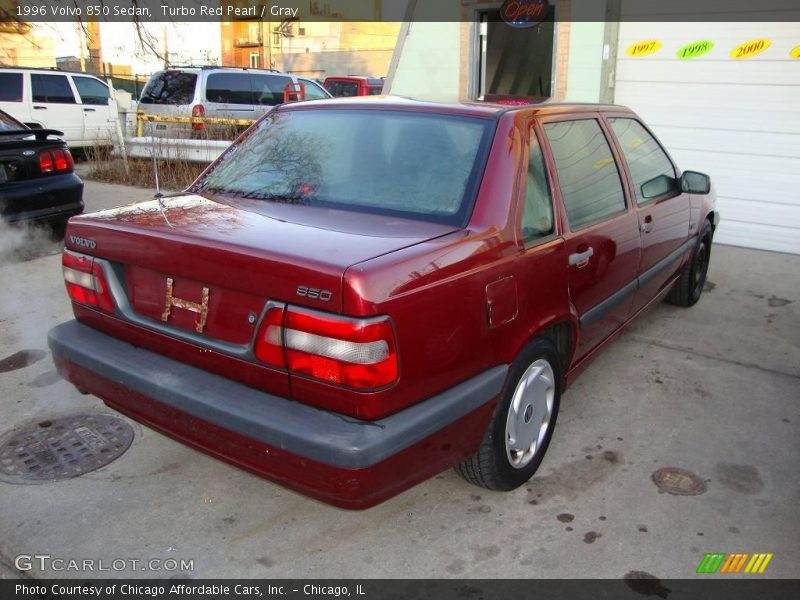 Turbo Red Pearl / Gray 1996 Volvo 850 Sedan