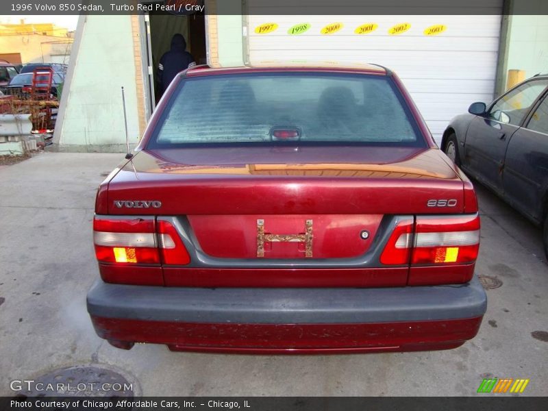 Turbo Red Pearl / Gray 1996 Volvo 850 Sedan