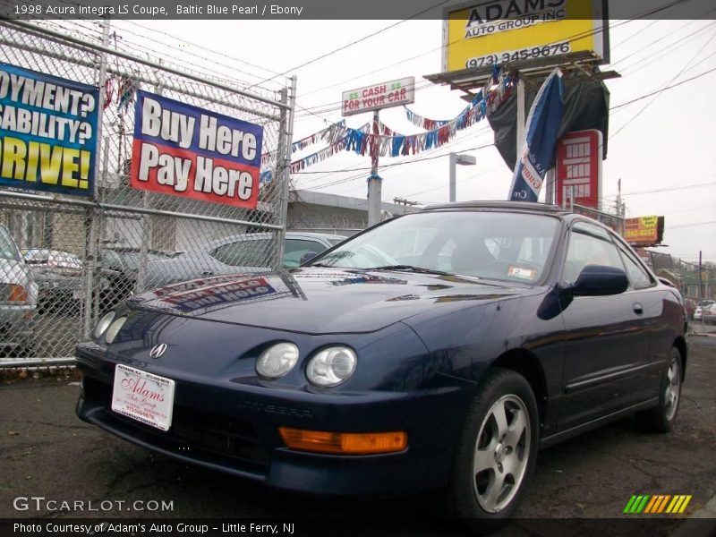 Baltic Blue Pearl / Ebony 1998 Acura Integra LS Coupe