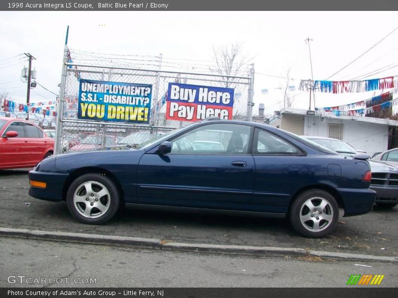 Baltic Blue Pearl / Ebony 1998 Acura Integra LS Coupe