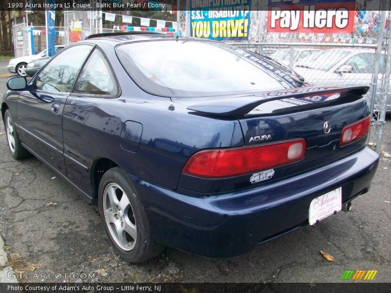 Baltic Blue Pearl / Ebony 1998 Acura Integra LS Coupe