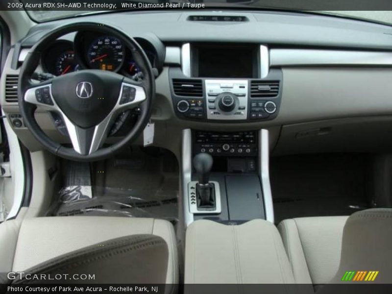 White Diamond Pearl / Taupe 2009 Acura RDX SH-AWD Technology