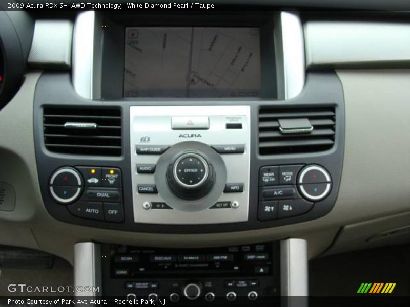 White Diamond Pearl / Taupe 2009 Acura RDX SH-AWD Technology