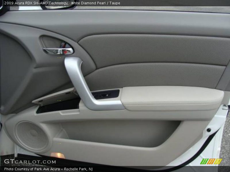White Diamond Pearl / Taupe 2009 Acura RDX SH-AWD Technology
