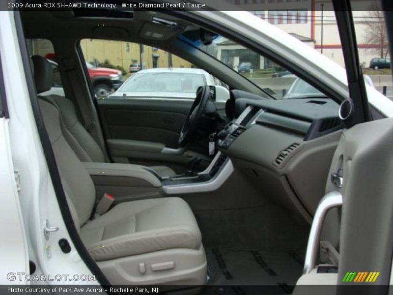 White Diamond Pearl / Taupe 2009 Acura RDX SH-AWD Technology