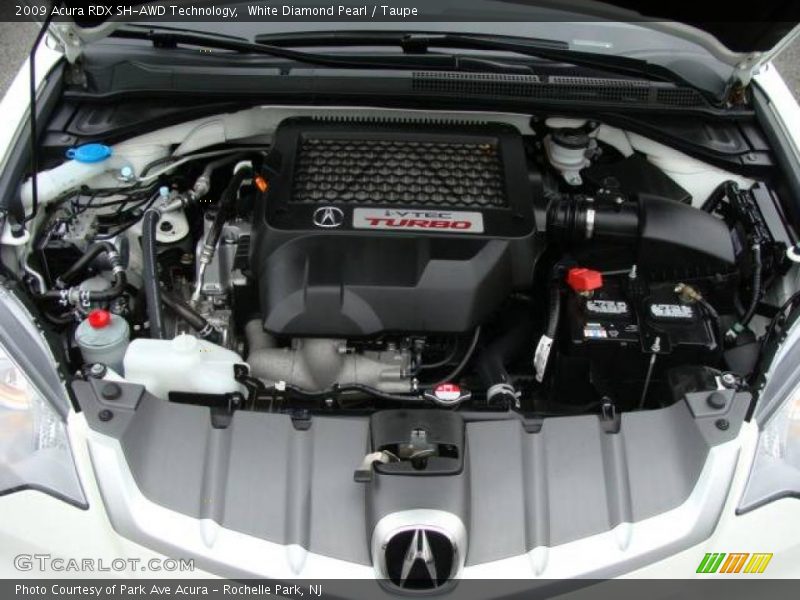 White Diamond Pearl / Taupe 2009 Acura RDX SH-AWD Technology