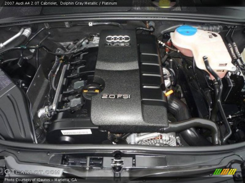 Dolphin Gray Metallic / Platinum 2007 Audi A4 2.0T Cabriolet