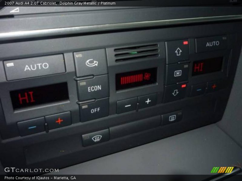 Dolphin Gray Metallic / Platinum 2007 Audi A4 2.0T Cabriolet