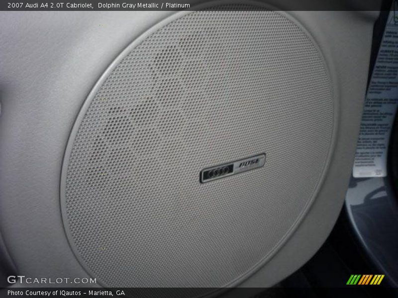 Dolphin Gray Metallic / Platinum 2007 Audi A4 2.0T Cabriolet