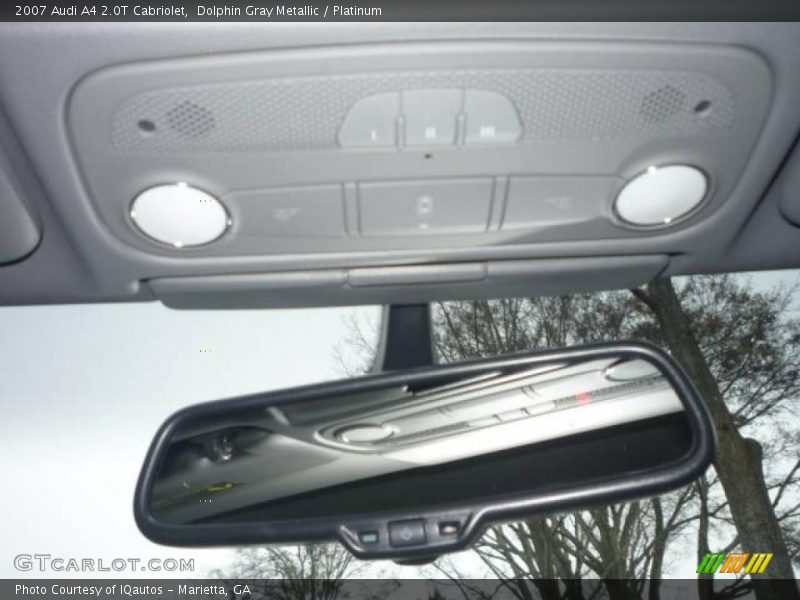 Dolphin Gray Metallic / Platinum 2007 Audi A4 2.0T Cabriolet