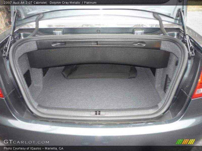Dolphin Gray Metallic / Platinum 2007 Audi A4 2.0T Cabriolet