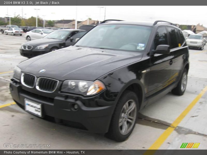 Jet Black / Black 2004 BMW X3 3.0i