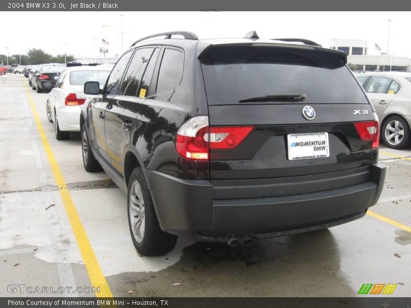 Jet Black / Black 2004 BMW X3 3.0i