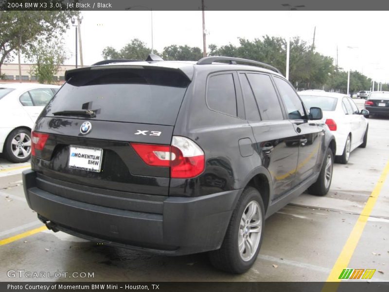 Jet Black / Black 2004 BMW X3 3.0i