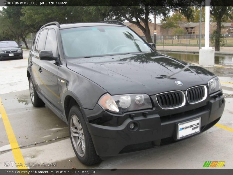 Jet Black / Black 2004 BMW X3 3.0i