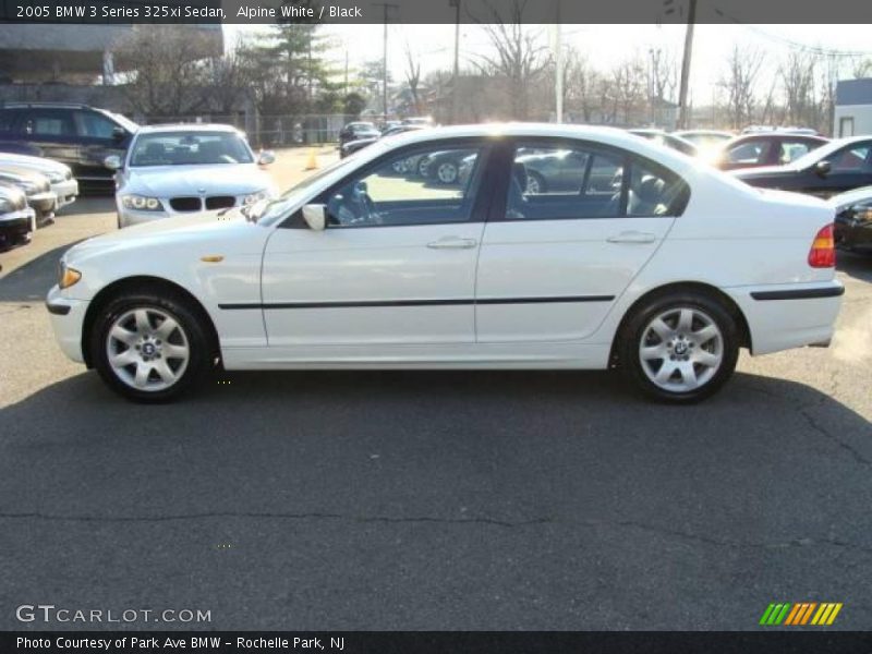 Alpine White / Black 2005 BMW 3 Series 325xi Sedan